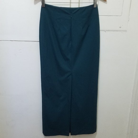 ZARA MIDI PENCIL SKIRT DARK GREEN 2047/991. - Picture 4 of 5